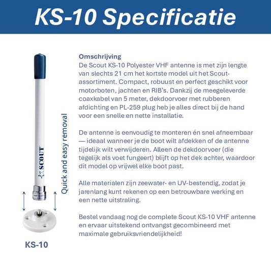 KM 10 AIS-Antenne